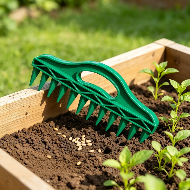 Gardening Tools Vegetables - Plastic Hand Dibbler Garden Seeder Tool