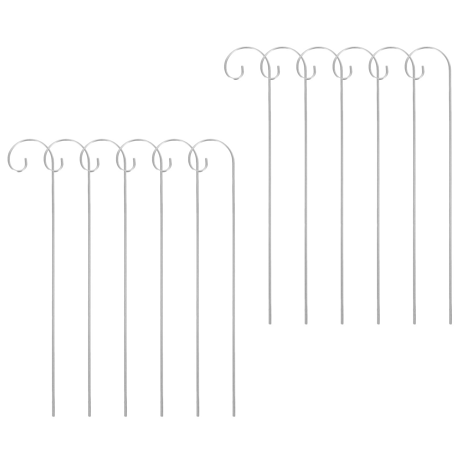 Plant Label Tags - 25Pcs Metal Garden Shepherd Hook Plant