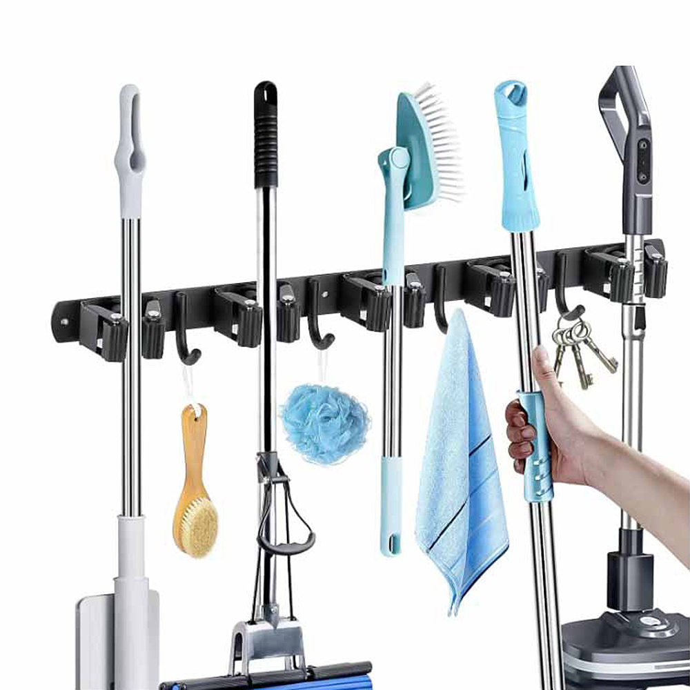 Gardening Tools Types - Stainless Steel Mop and Broom Holder