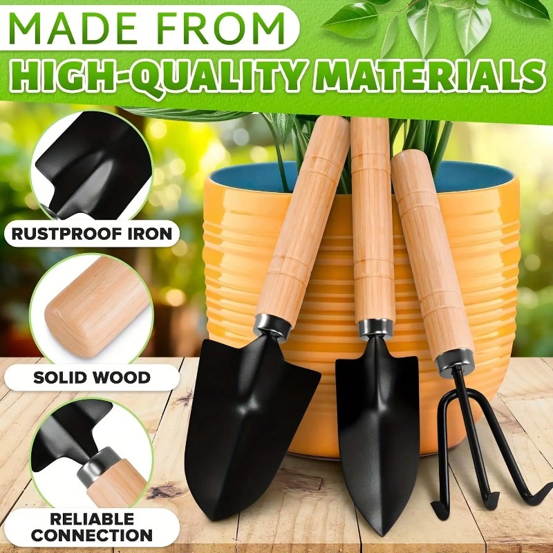 Gardening Tools Spade - 3PC/1Set Mini Gardening Tools Set Portable