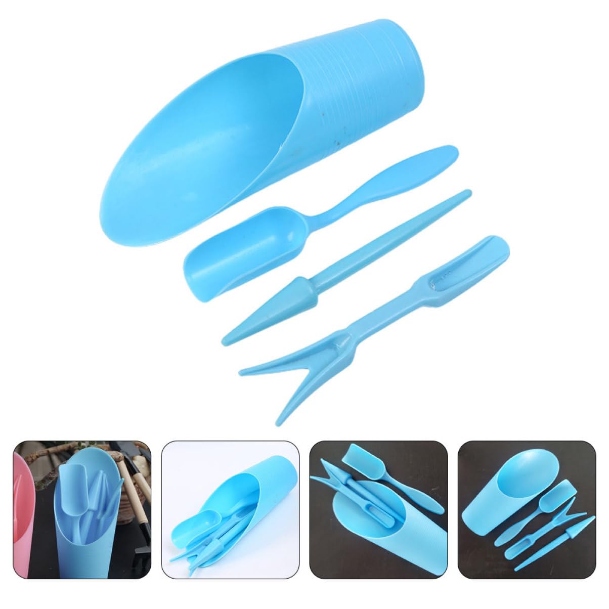 4pcs/set, Plastic Durable Buck - Gardening Tools Spade 评论和价格