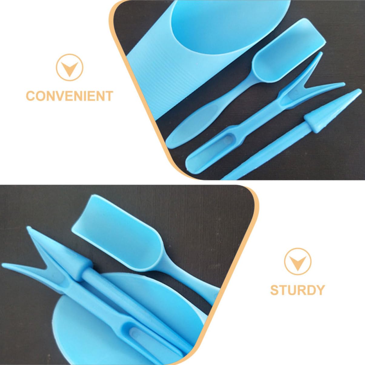4pcs/set, Plastic Durable Buck - Gardening Tools Spade 评论和价格