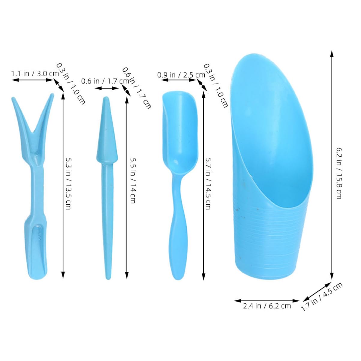 4pcs/set, Plastic Durable Buck - Gardening Tools Spade 评论和价格