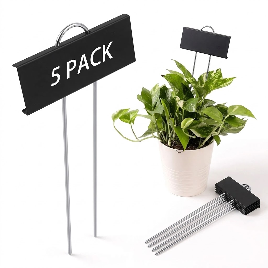 Waterproof 5PCS T Type Metal P - Plant Label Tags 评论和价格