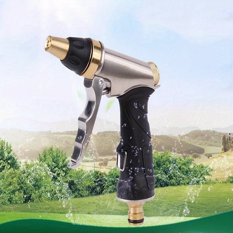 Garden Hose Nozzle Brass Water - Gardening Tools Types 评论和价格