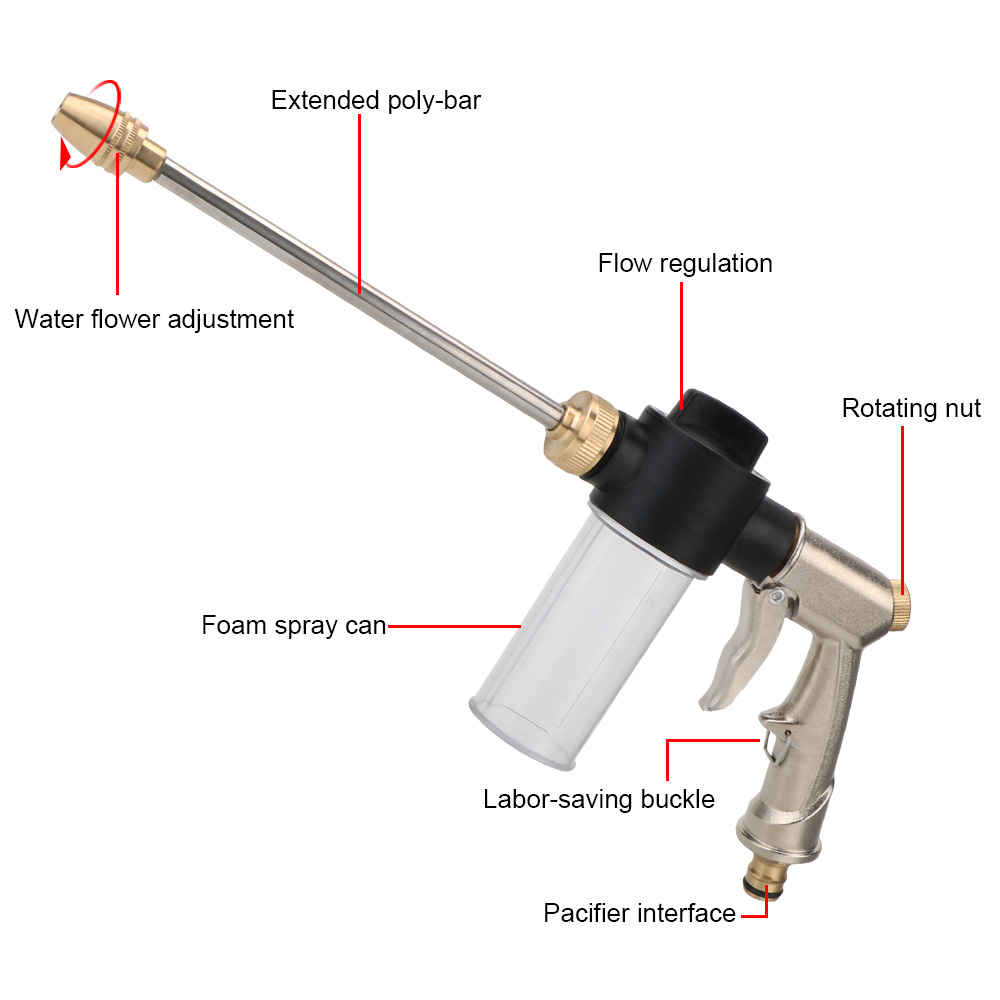 Long Foam Washer Car High Pres - Gardening Tools Types 评论和价格