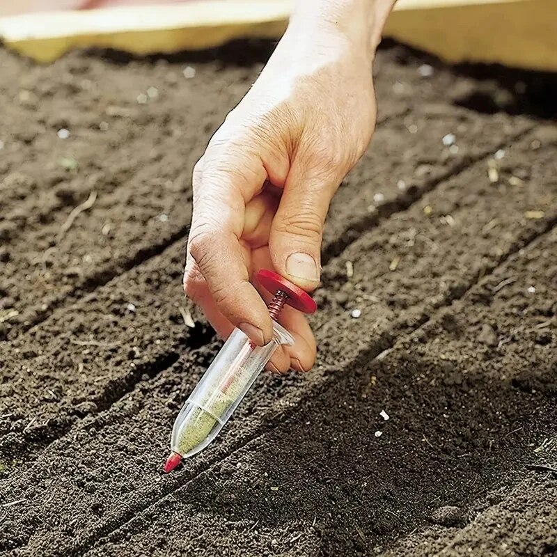 Manual Syringe Type Seed Sower - Gardening Tools Types 评论和价格