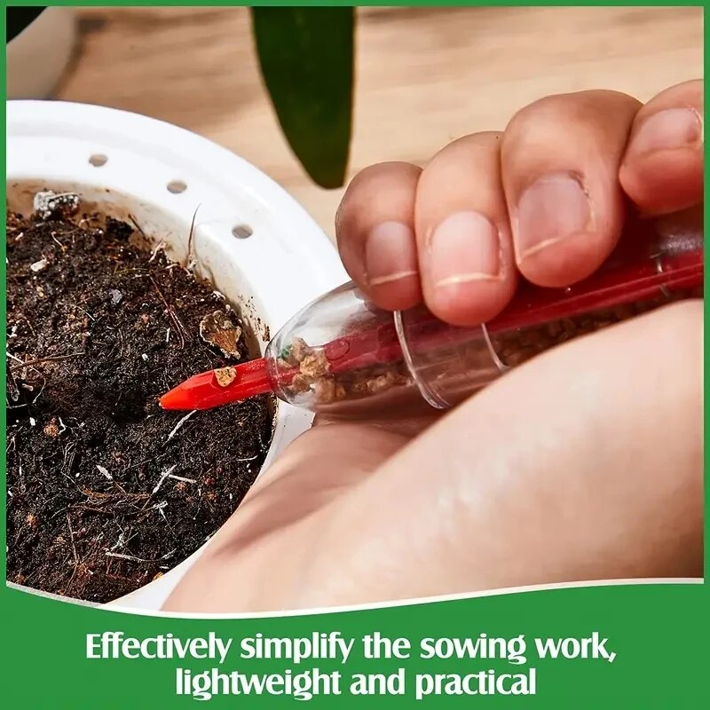 Manual Syringe Type Seed Sower - Gardening Tools Types 评论和价格