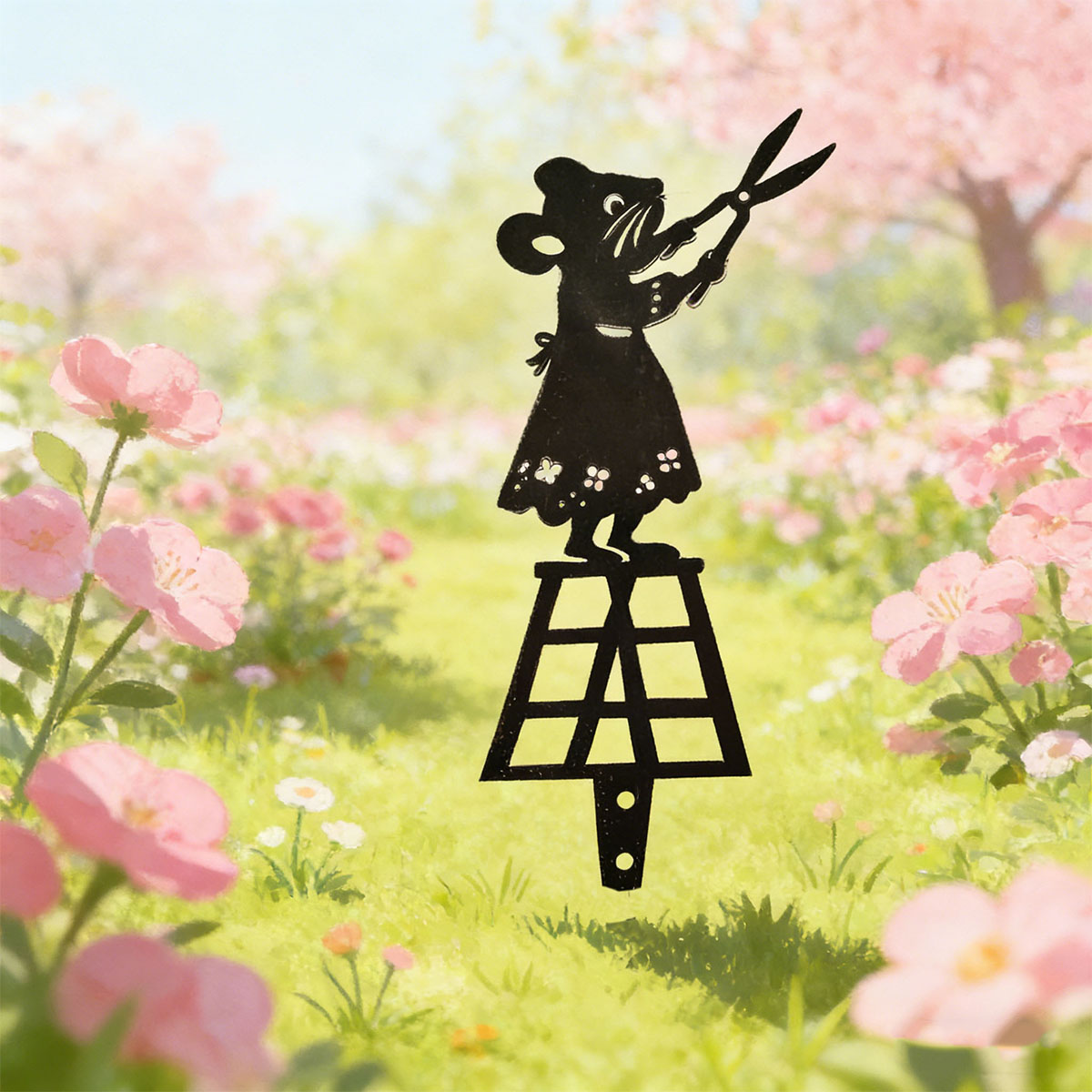 Black Silhouette Line Metal Ga - Gardening Tools Vegetables 评论和价格