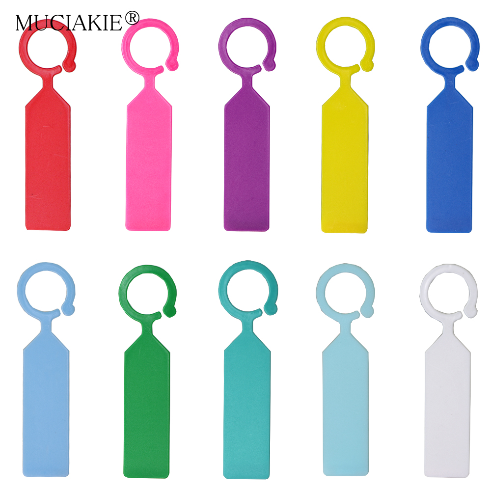 MUCIAKIE 50PCS Ring Plastic Ha - Plant Label Tags 评论和价格